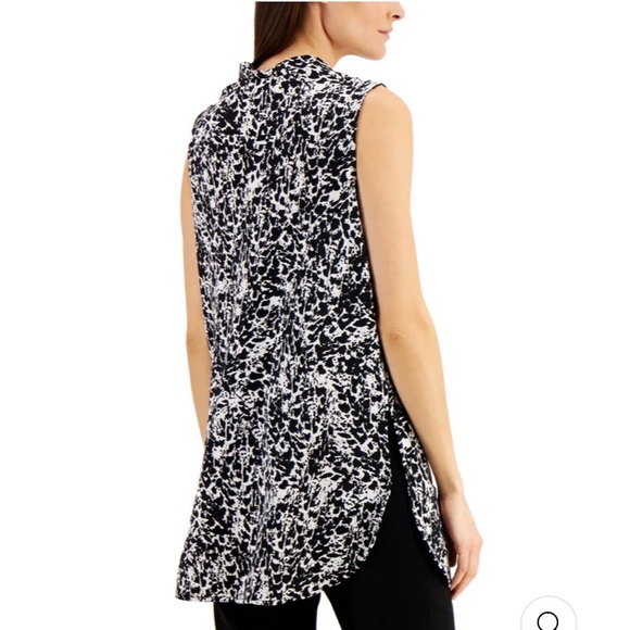 NWT Alfani Cowl Neck Top Size Small - Picture 2 of 7